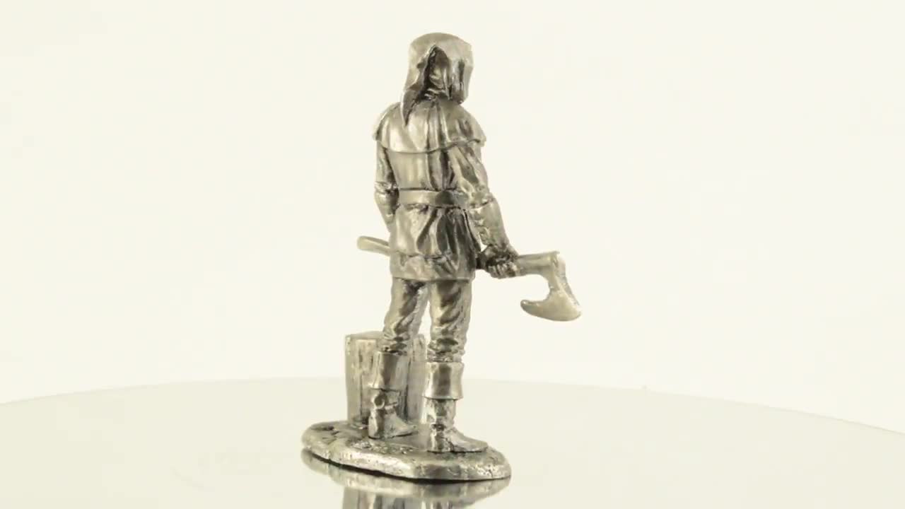 Toy Tin Soldier Painted Headsman Medieval Executioner 1/32 Metal Figure 54mm 
