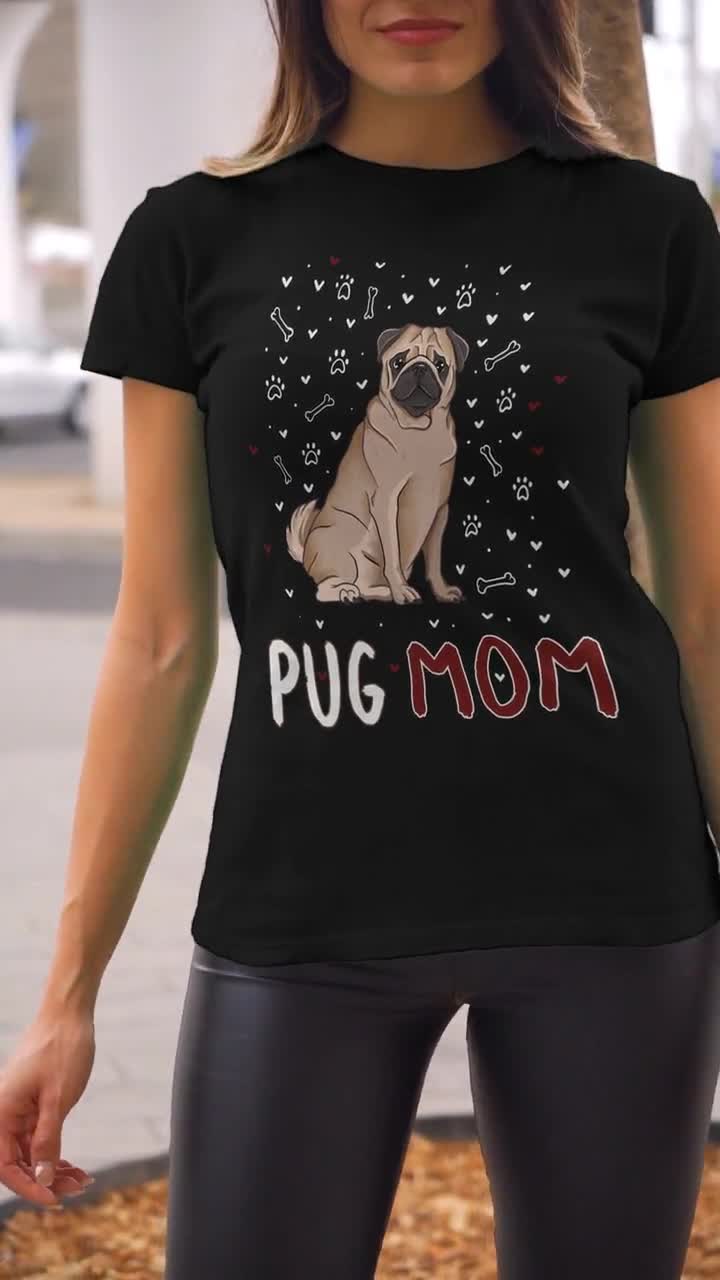 Pug mom sweatshirt clearance