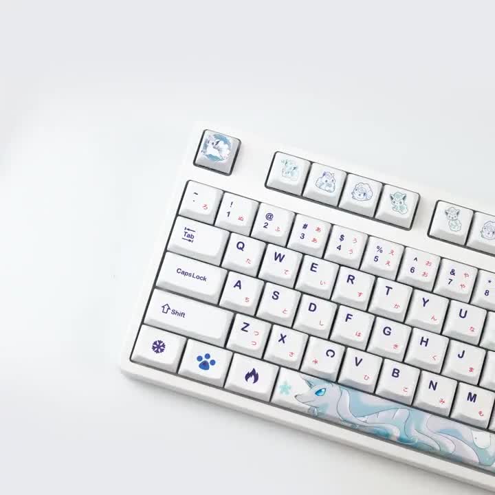 alolan vulpix keycaps