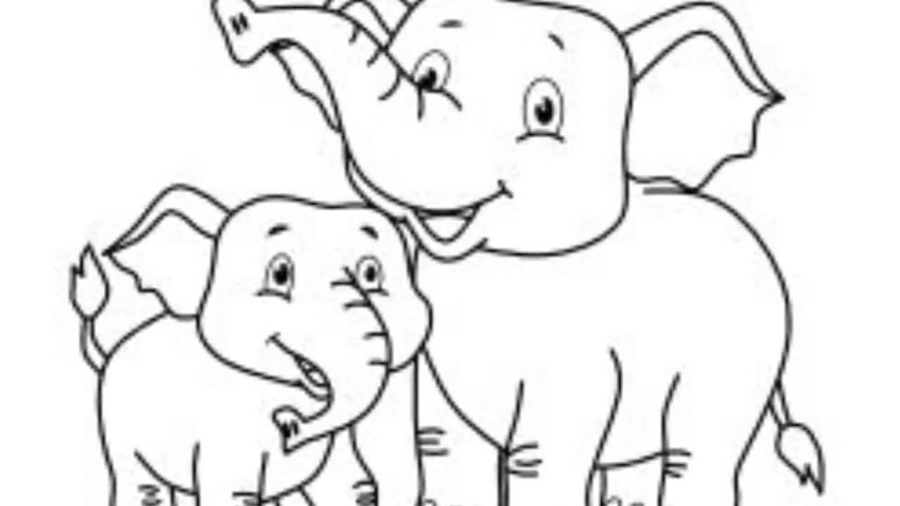 20 Cute Mom and Baby Animal Coloring Pages Bundle Cute Baby   Etsy