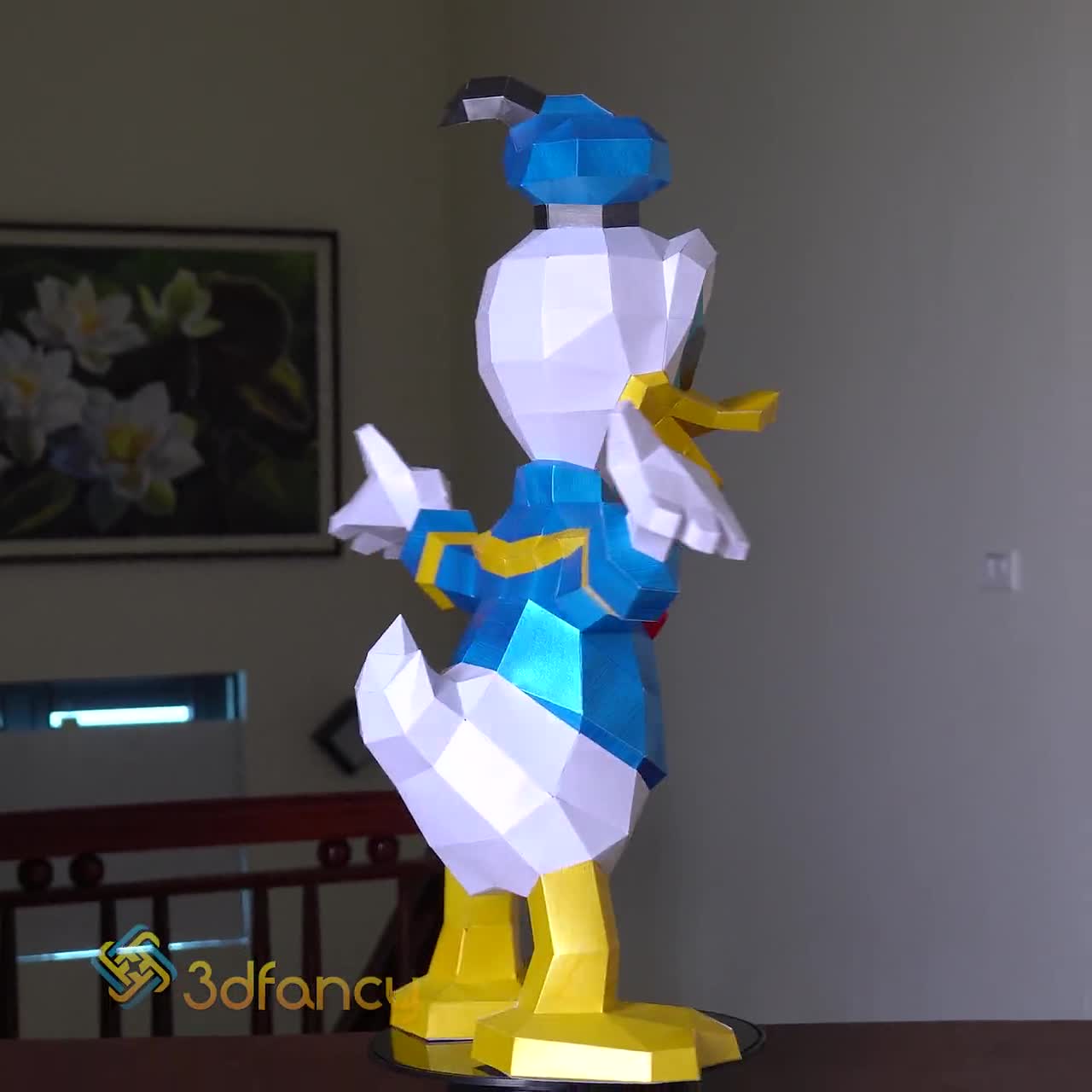 Donald Duck Papercraft PDF, SVG Template | lupon.gov.ph