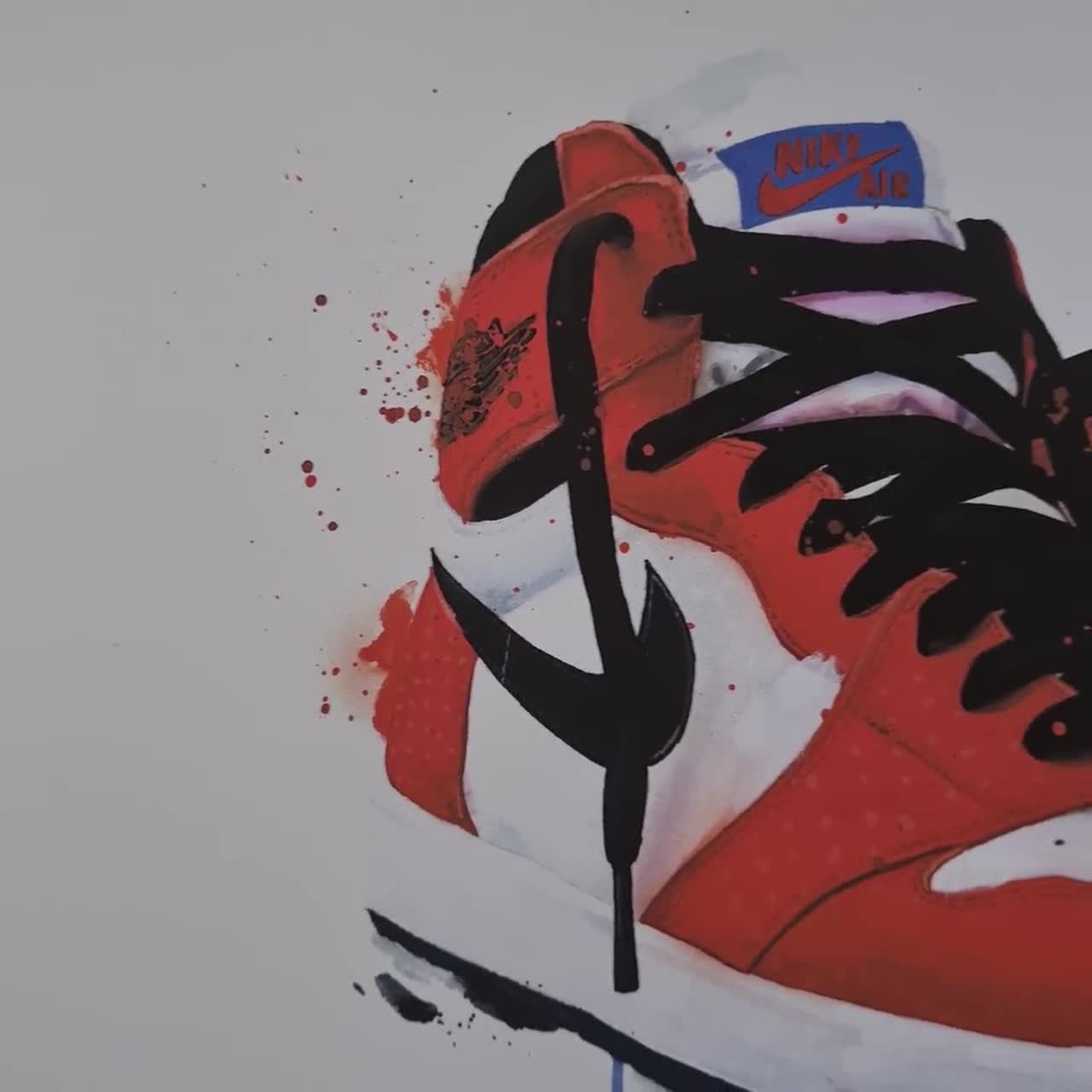 jordan 1 spiderman wallpaper