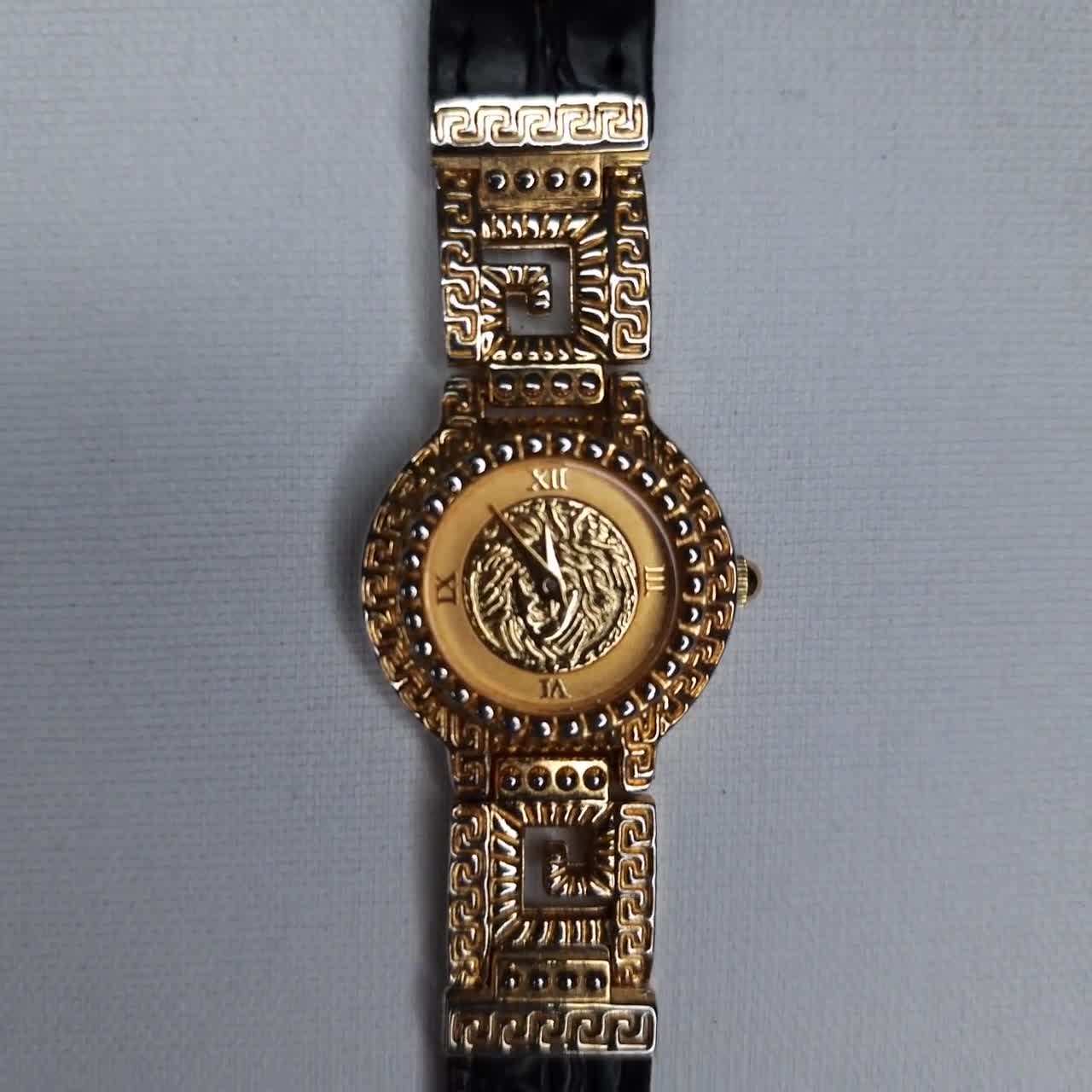 稼働品】GIANNI VERSACE 腕時計 09006 G10 LL-