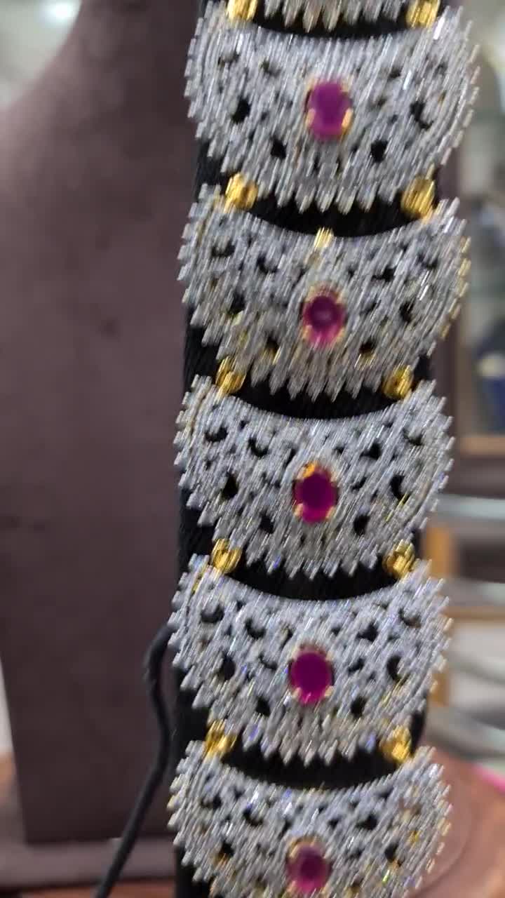 Indiase diamant replica jada Bilal set door Asp Fashion Sieraden Lichaamssieraden Haarsieraden 