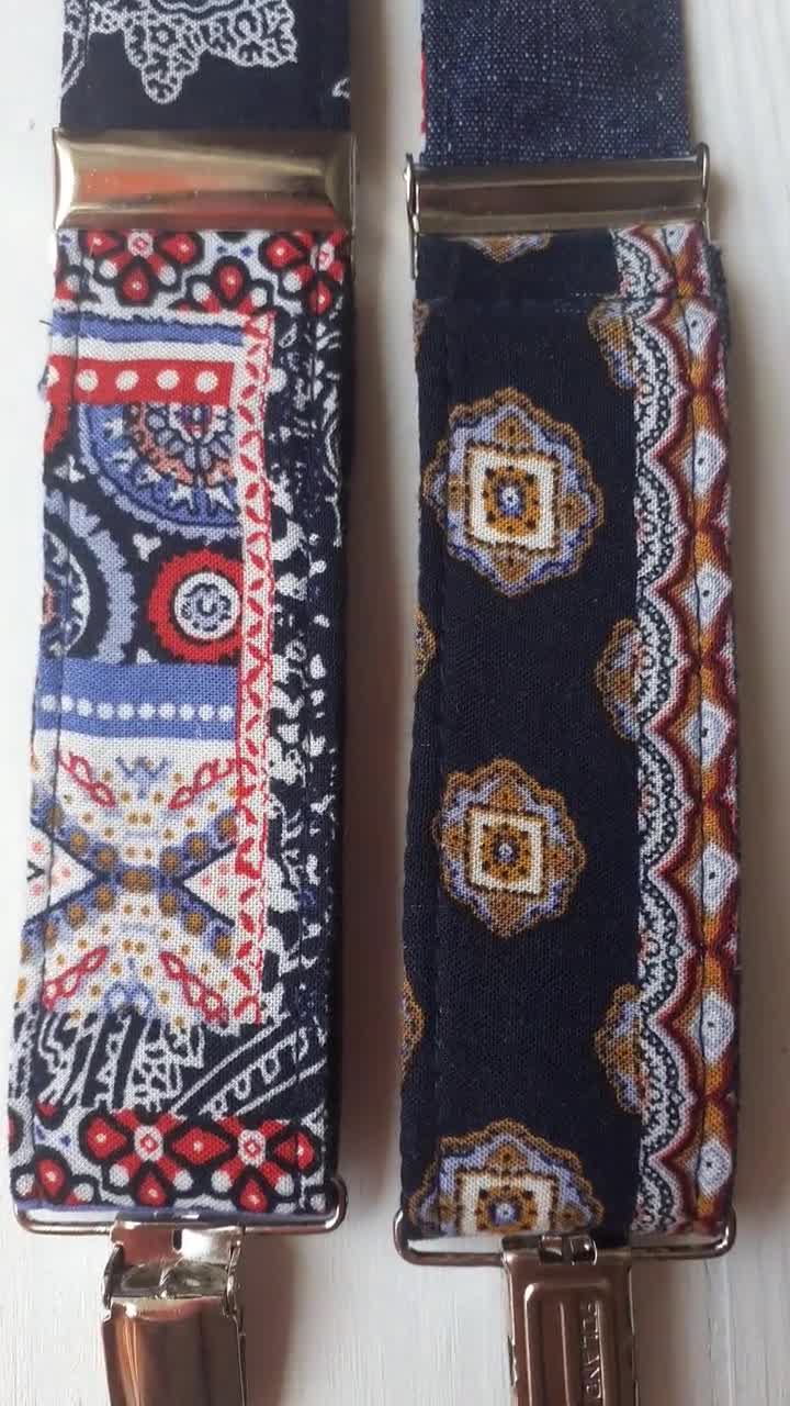 Bruine heren bretels gemaakt van wol. Trouwen Cadeaus & Aandenkens Cadeaus voor bruidsjonkers 