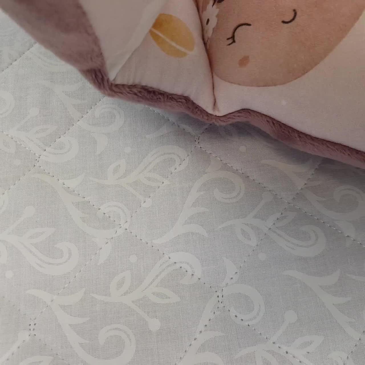 Nette weiche Baumwollbaby-Anti flache Kopf-Stütz-Säuglingskissen-Liebes-Nest 