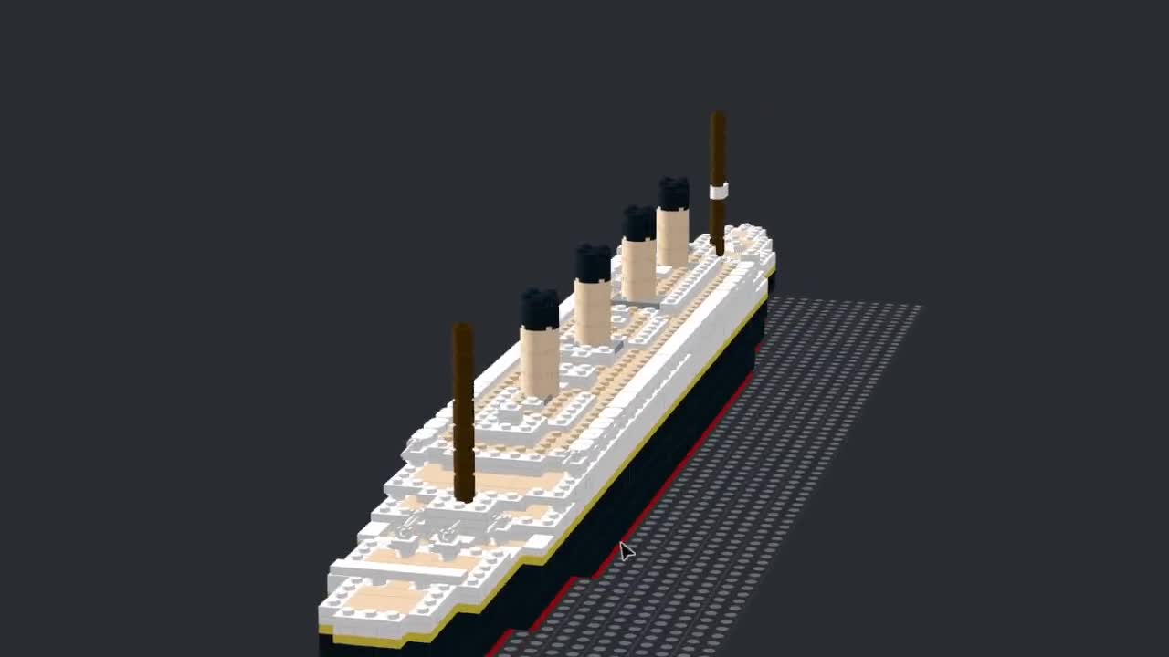 1:400 RMS Titanic MOC Instructions - Etsy