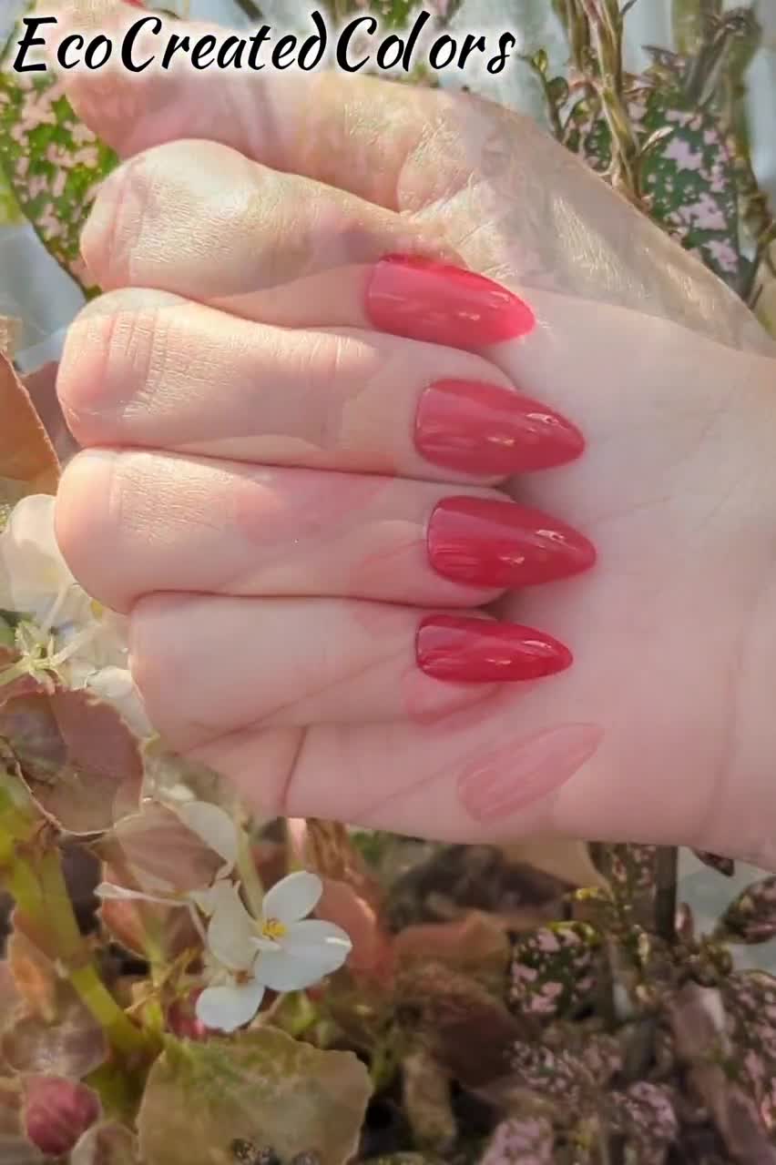 Red Nail Polish True Red Nail Polish Holiday Red : Really - Etsy
