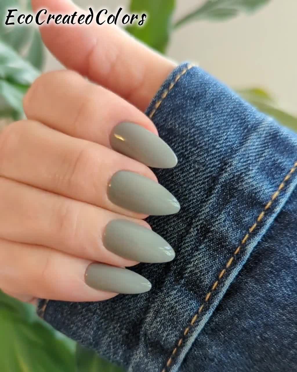 Gray Nail Polish Nail Lacquer : Uniquely Gray - Etsy