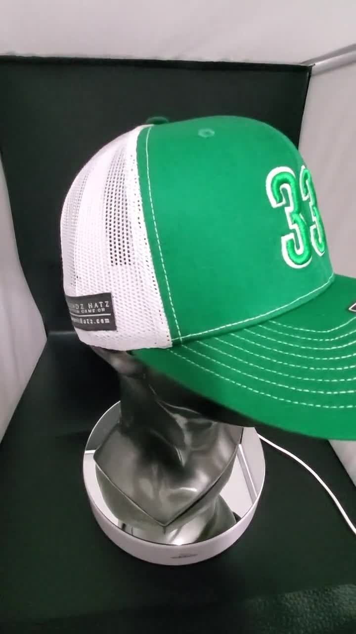 Boston Celtics Larry Bird Hat Use Promo 