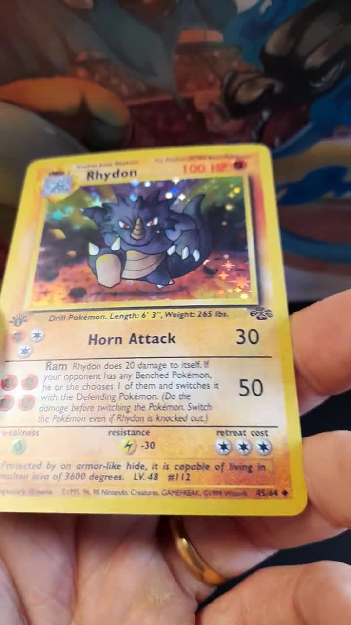 Pokémon Rhydon 45/64 Jungle Card Edition 1 Custom ANG - Etsy