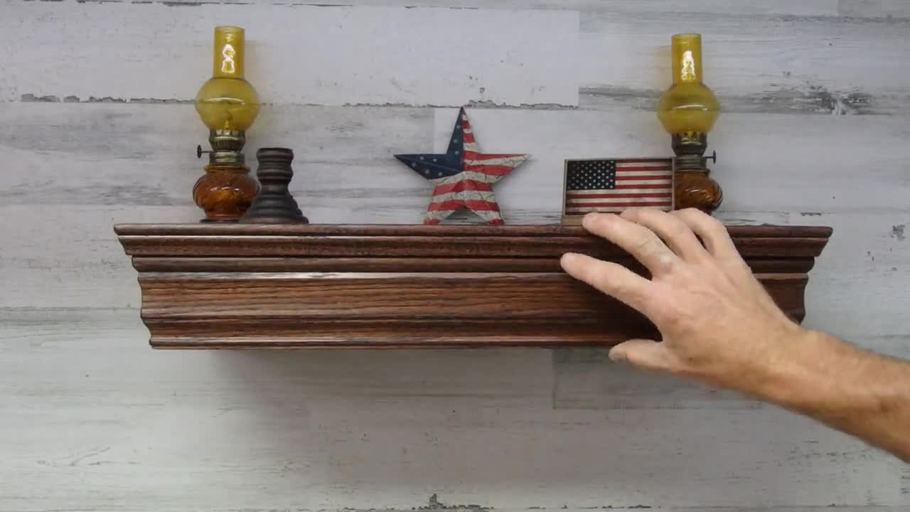 23 X 10 Oak Hidden Compartiment Tactical Concealment Shelf Etsy France