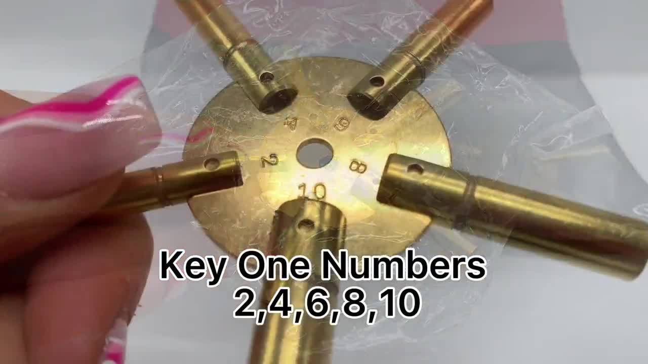 2er Set Uhrenschlüssel Aufziehschlüssel 3-5-7-9-11 2-4-6-8-10mm Sternschlüssel 