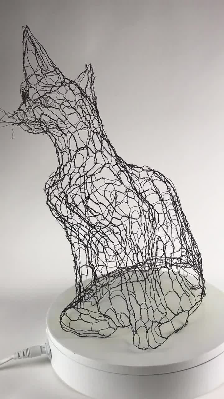 Wire Sculptures by Rupert Till