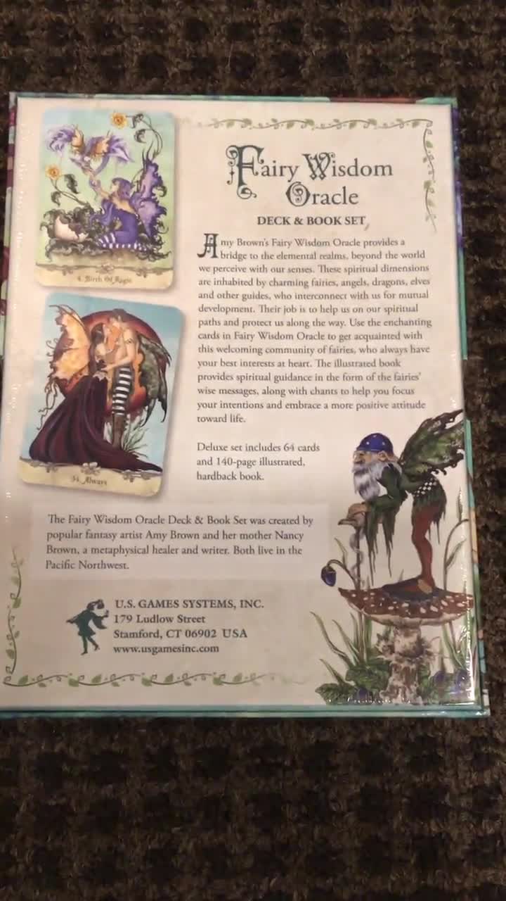 Fairy Wisdom Oracle Deck and Book Set