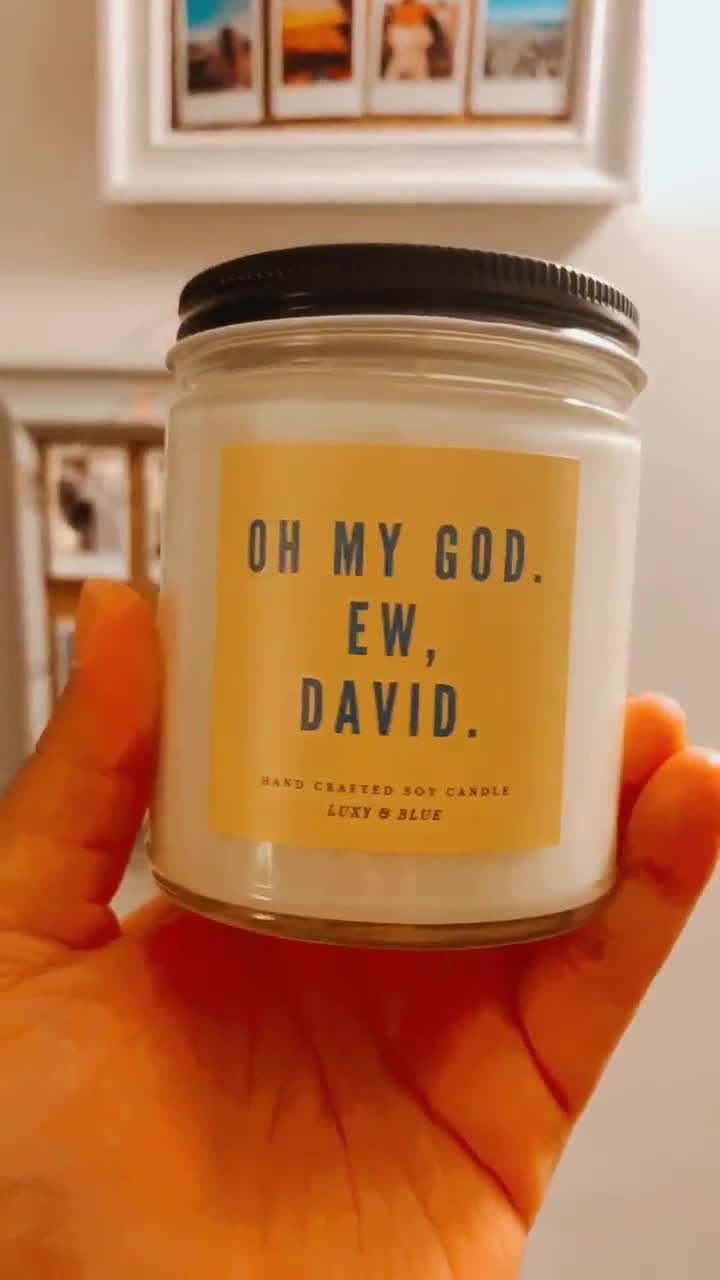 Schitts Creek Simply The Best Scented Candle Ew David Funny Birthday Gift for Friend Pop Culture Candle 