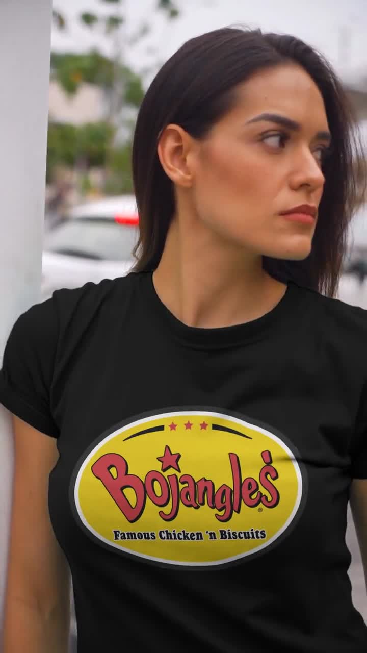 For Men And Women Shirt Vintage Fast Food Gifts For Friends Chicken Shirt Bojangles Famous Chicken T-Shirt