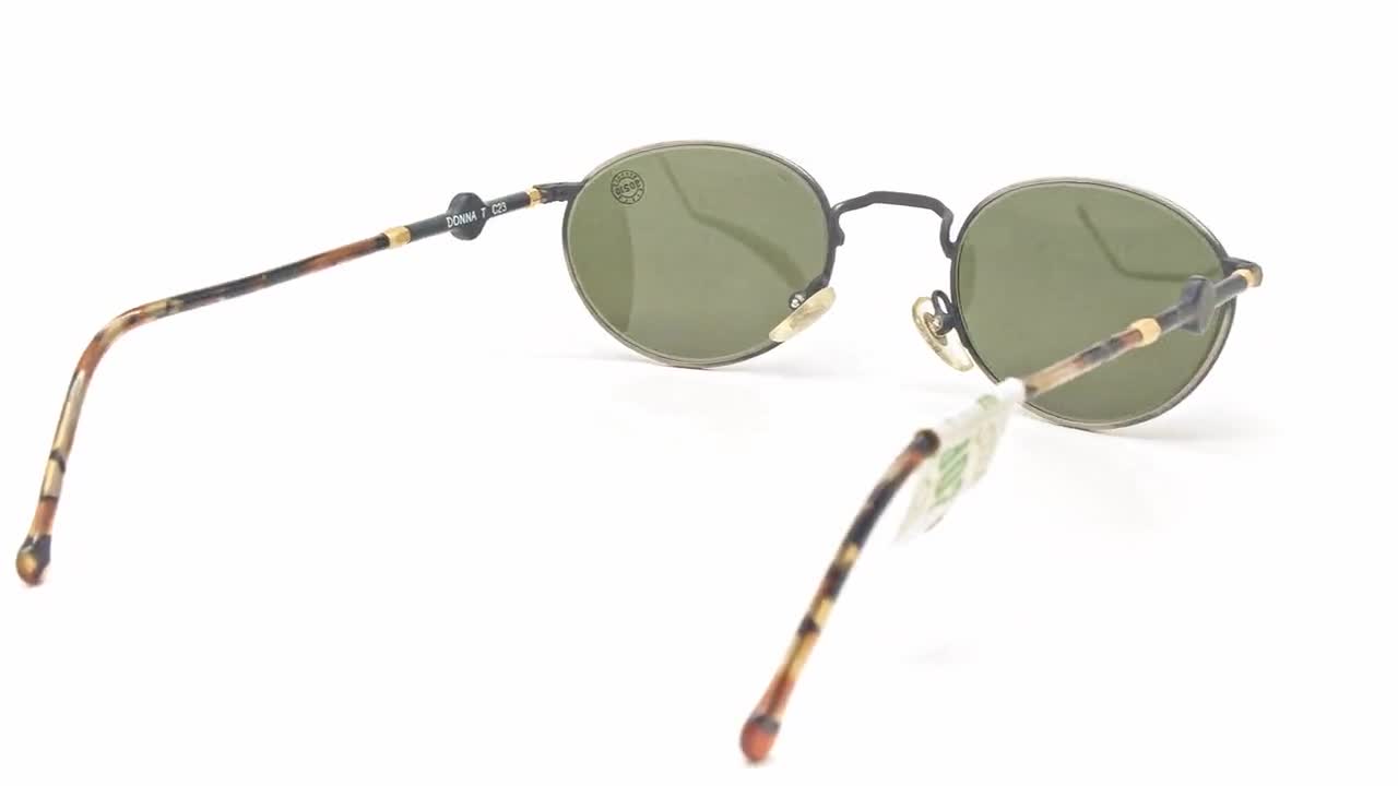 CG Eyewear Womens Sunglasses Round Oval Quilted Look Rhinestones Design 