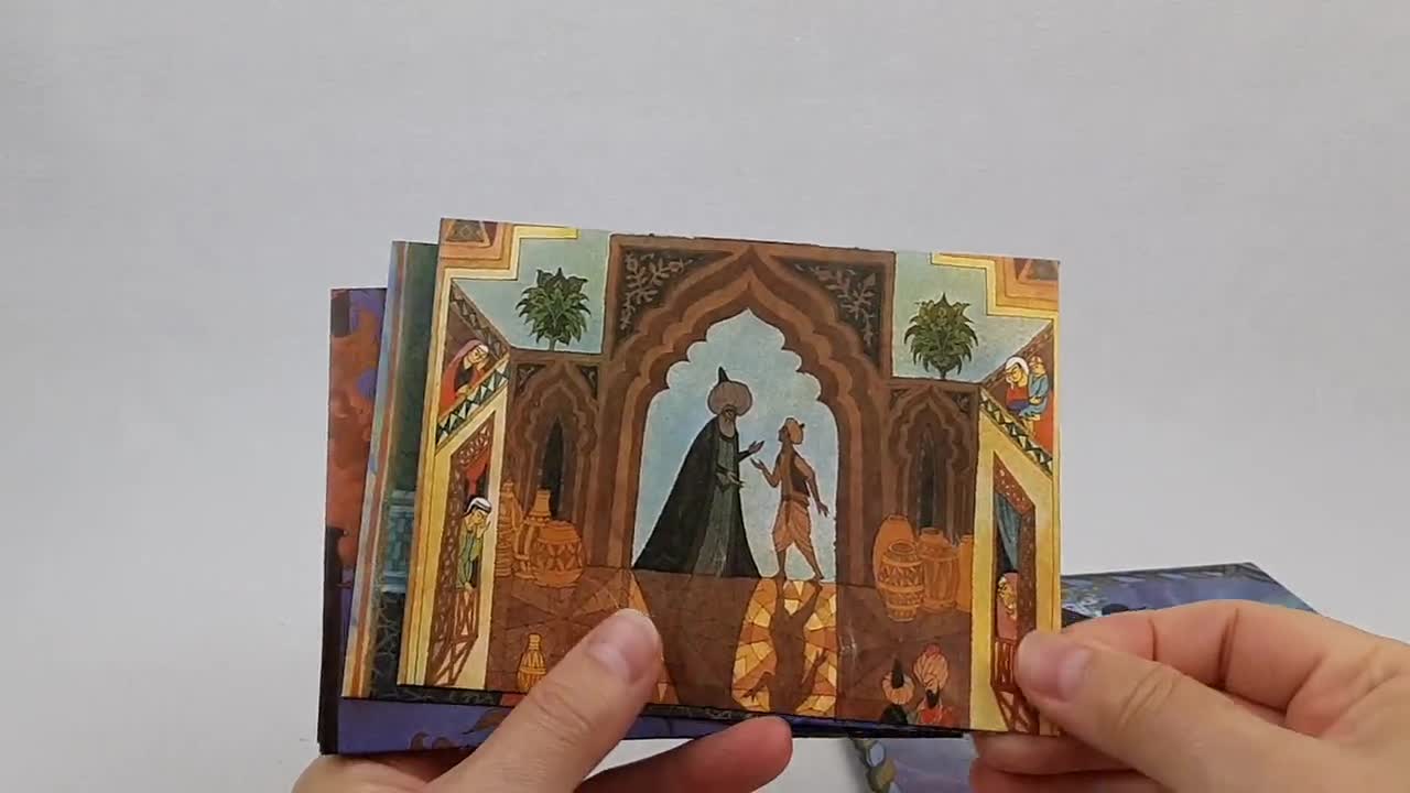 4.5 x 6 set of 10 by PrairiePeasant Upcycled Children's Book ...