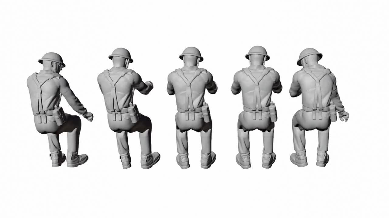 Details about   1/72 Scale WWII British Army 5 Driver Set Left/Right Hand Drive options 