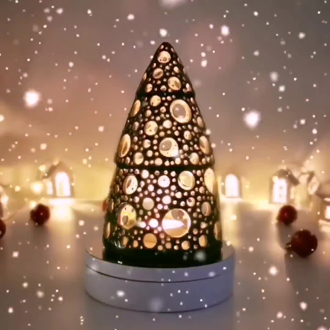 Gold Alipher Christmas Candle Holder Pinecone Decoration Candle Ring Artificial Tealight Candle Holder for Christmas Decoration