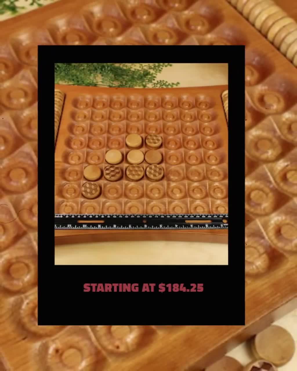 Premium Solid Cherry Wooden Othello Board Game With Easy - Etsy