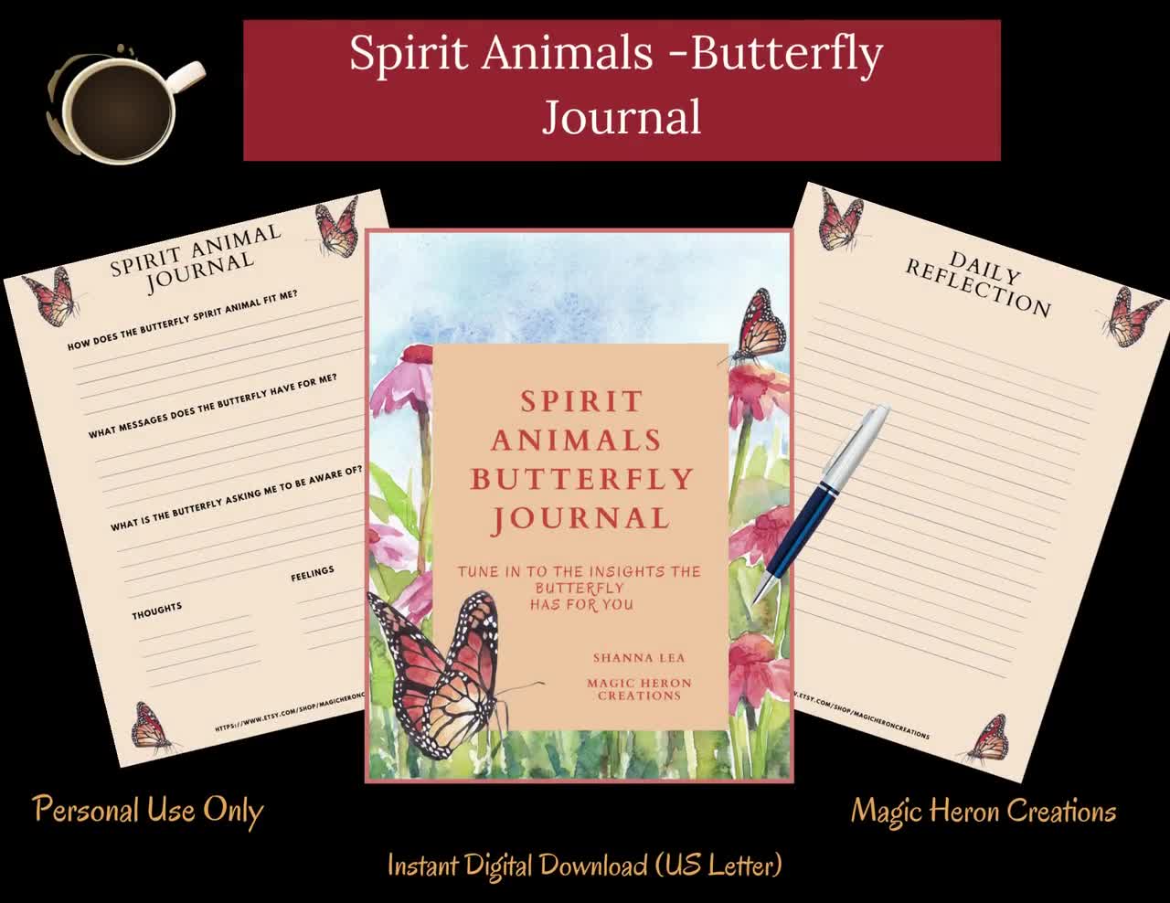 SPIRIT ANIMAL BUTTERFLY Animal Guide Totem Meanings Spirit - Etsy