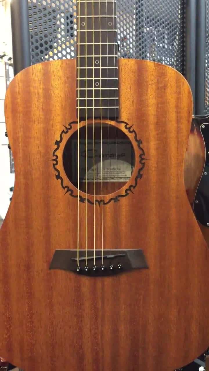 Caraya Safair 36 EQ toda la guitarra acústica de caoba w | Etsy México