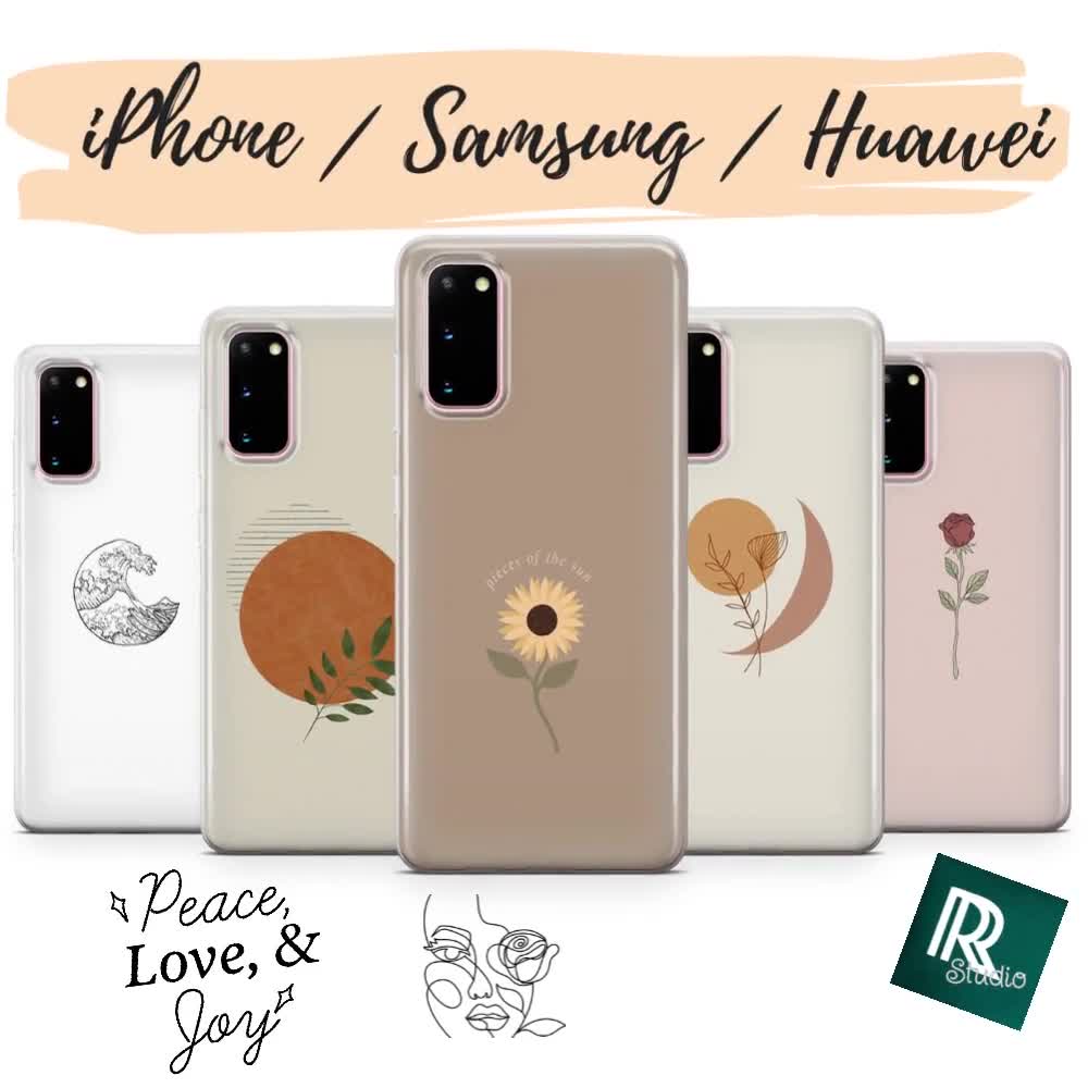 8,X,Xs Huawei P30,P20 Z64 Samsung S10+,S20,A51,A70,A12 Aesthetic Forest Phone Case  Foggy Morning Phone Cover fit for iPhone 13,12,11Pro
