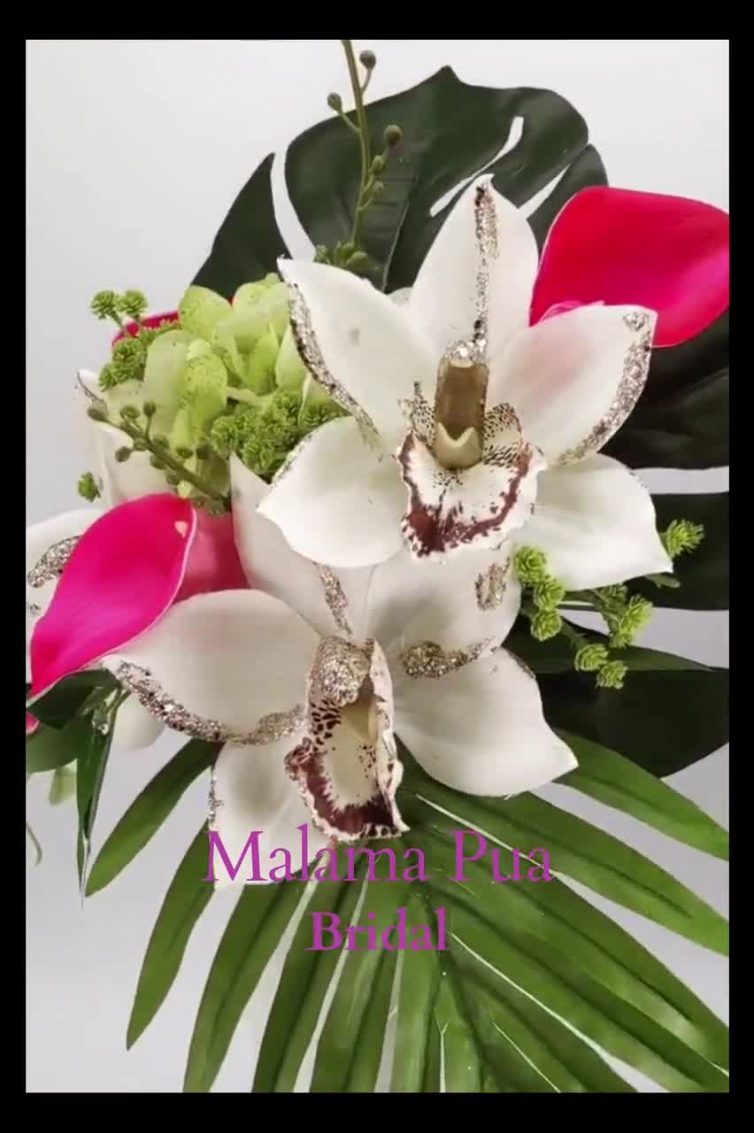 5 X Fuchsia Rosa Hibiskusblüte Haarnadeln Haarspangen Strand Braut Hawaii Boho 