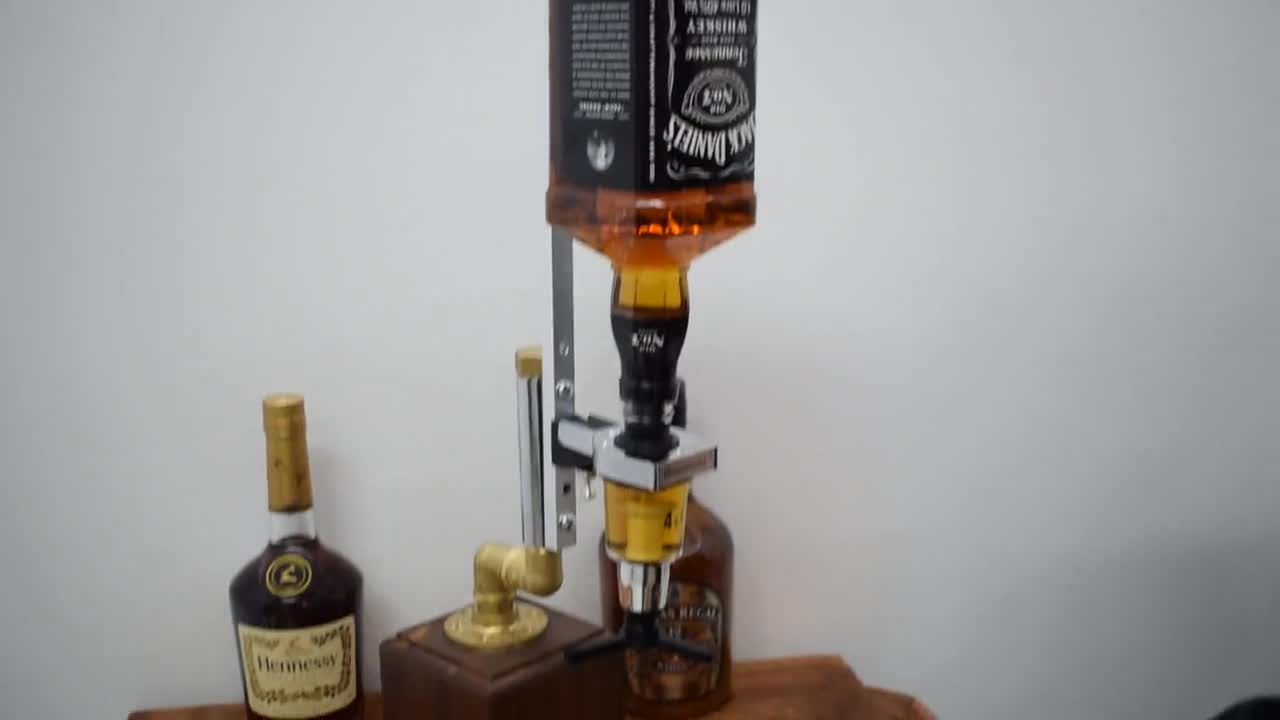 Bar Butler 6 Bottles Shot Dispenser 4cl Wall Mounting Liquor Alcohol Drinks 