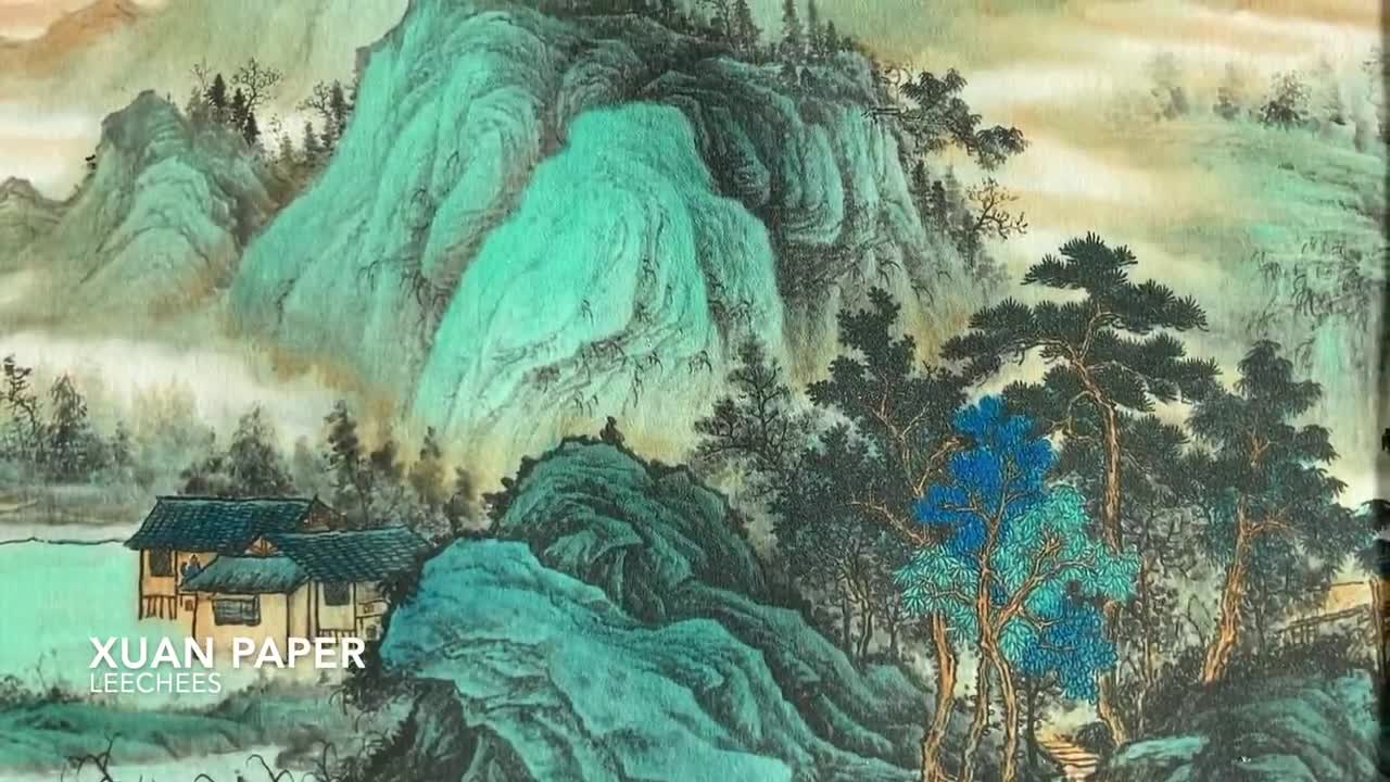 ancient chinese mountain paintings