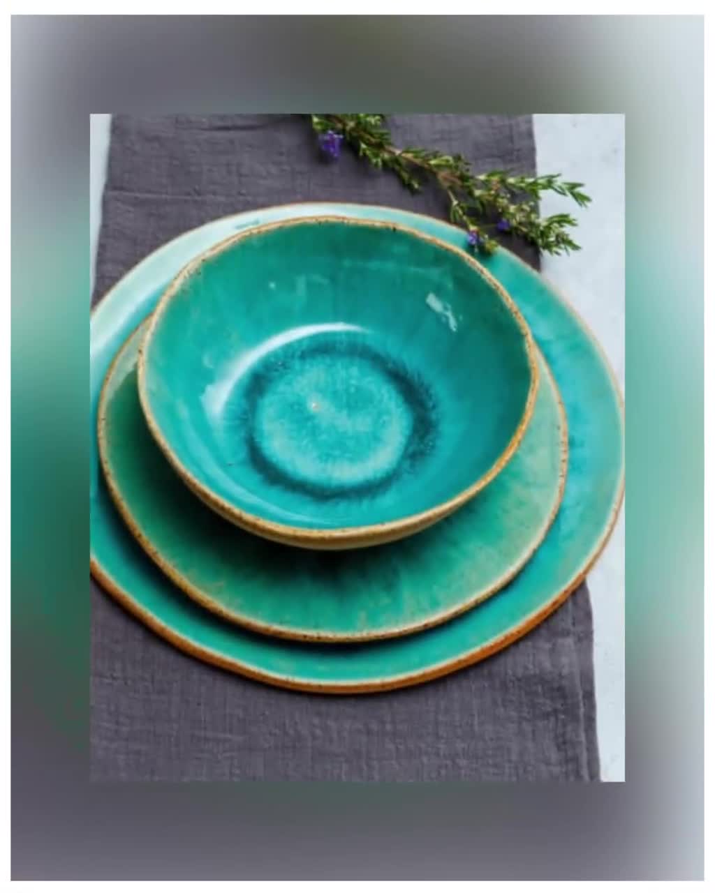 Dinnerware Sets Kitchen & Dining Dining & Serving Handmade Dish Set