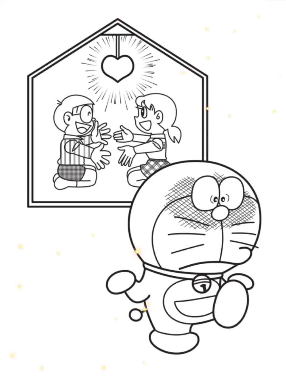 doraemon images for coloring pages