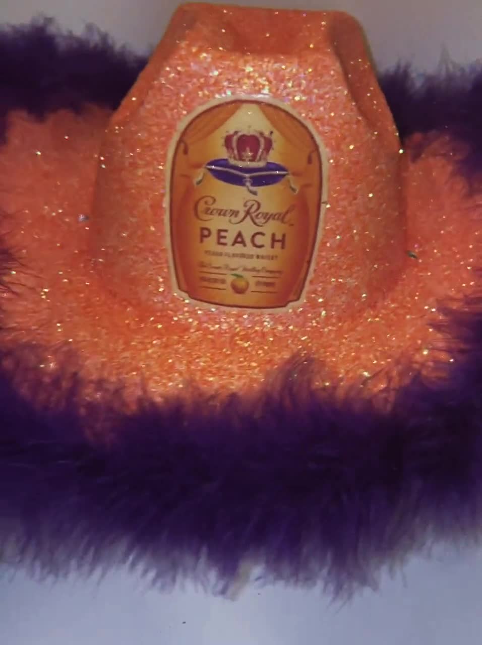 crown royal peach cowboy hat