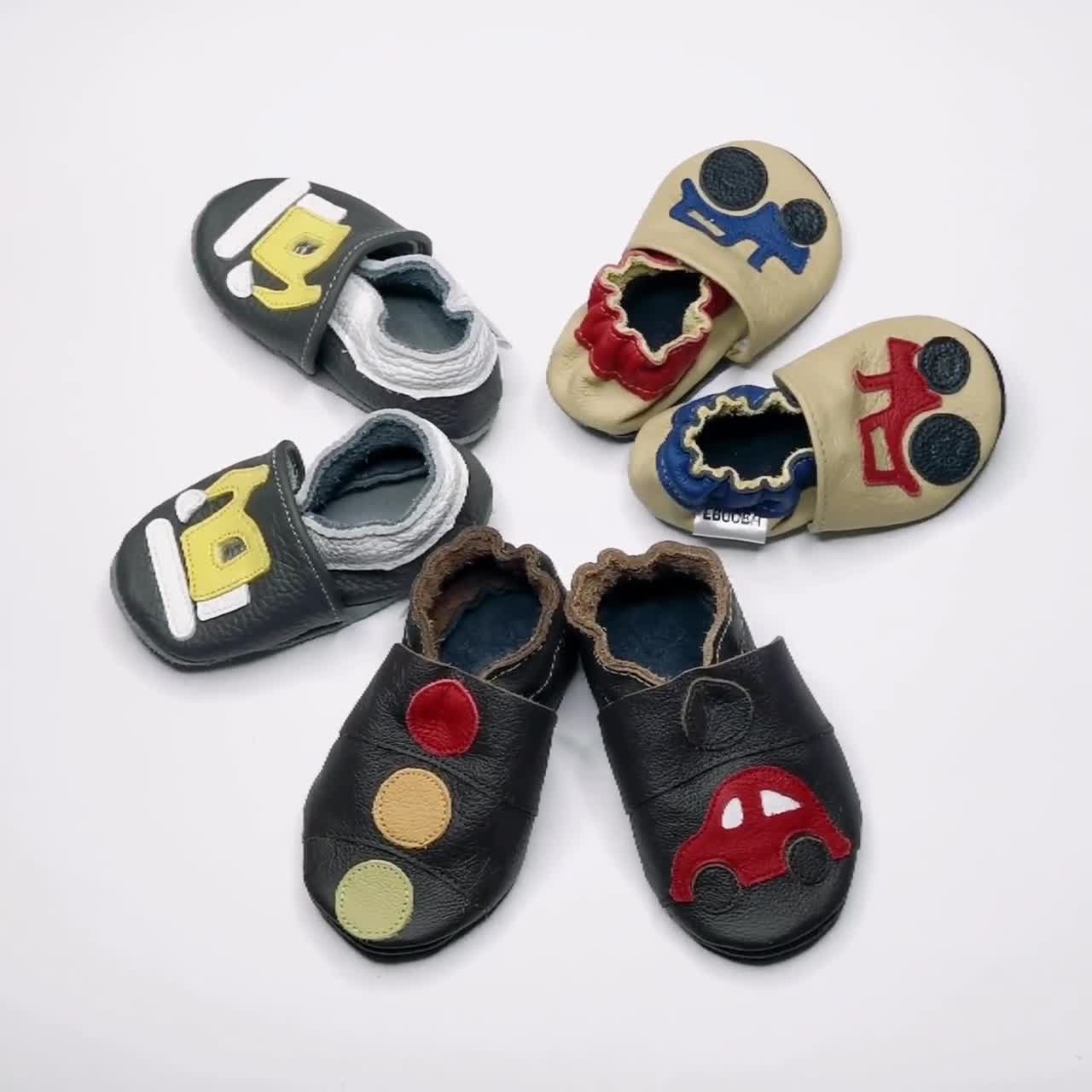 Baby Shoes Soft Leather 0-6 6-12 12-18 18-24 years old 