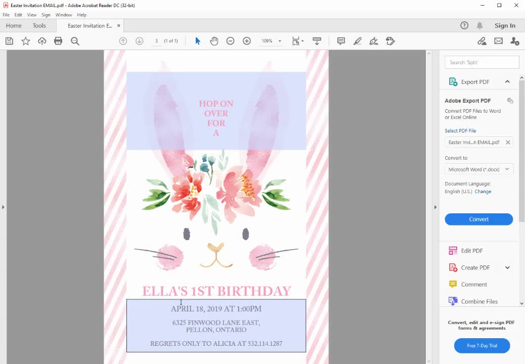 Easter Egg Hunt Invitation Printable Instant Download File Etsy New Zealand