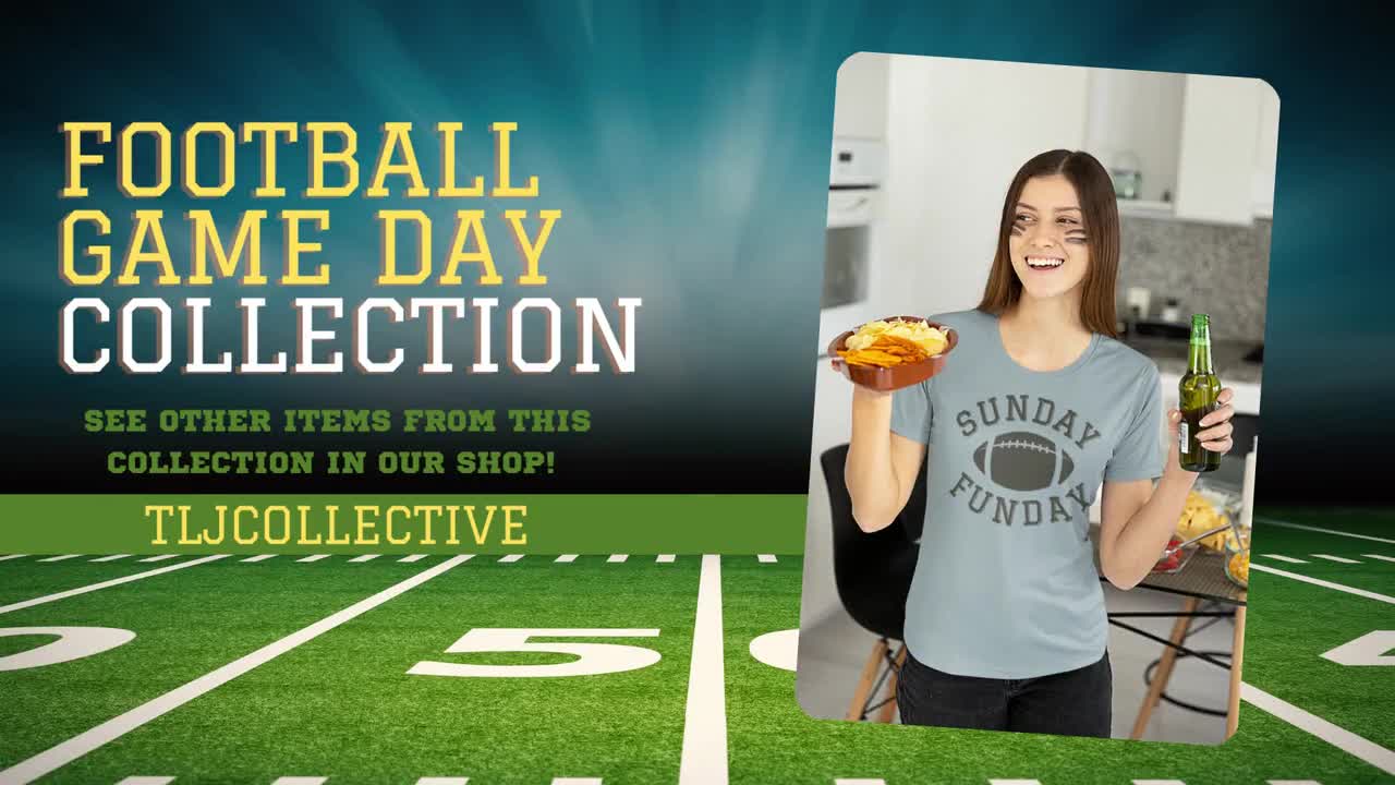 Sunday Funday Shirt Sunday Funday Fall Football Football - Etsy
