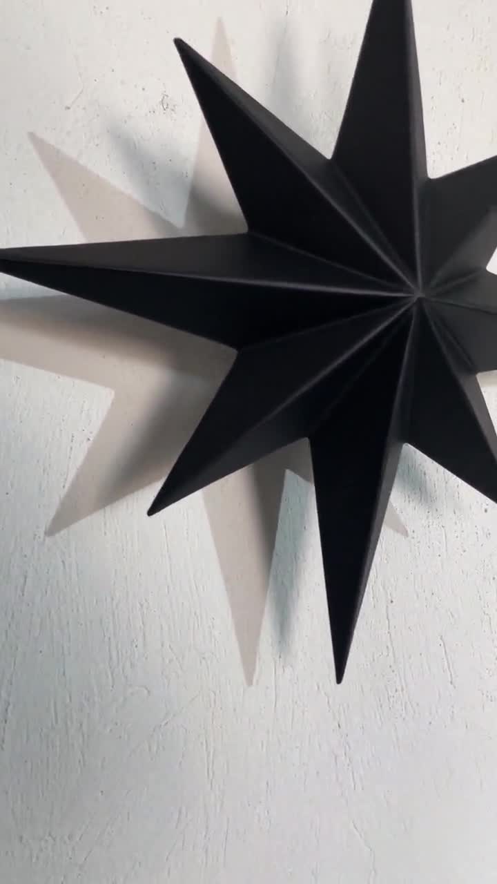 Anniversary Gifts Housewarming Gift Metal Sign North Star Metal Art 3D