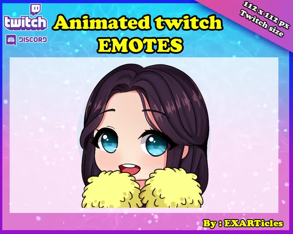 Cute Chibi Emotes Custom for Twitch or Discord by priambodoagung on  DeviantArt