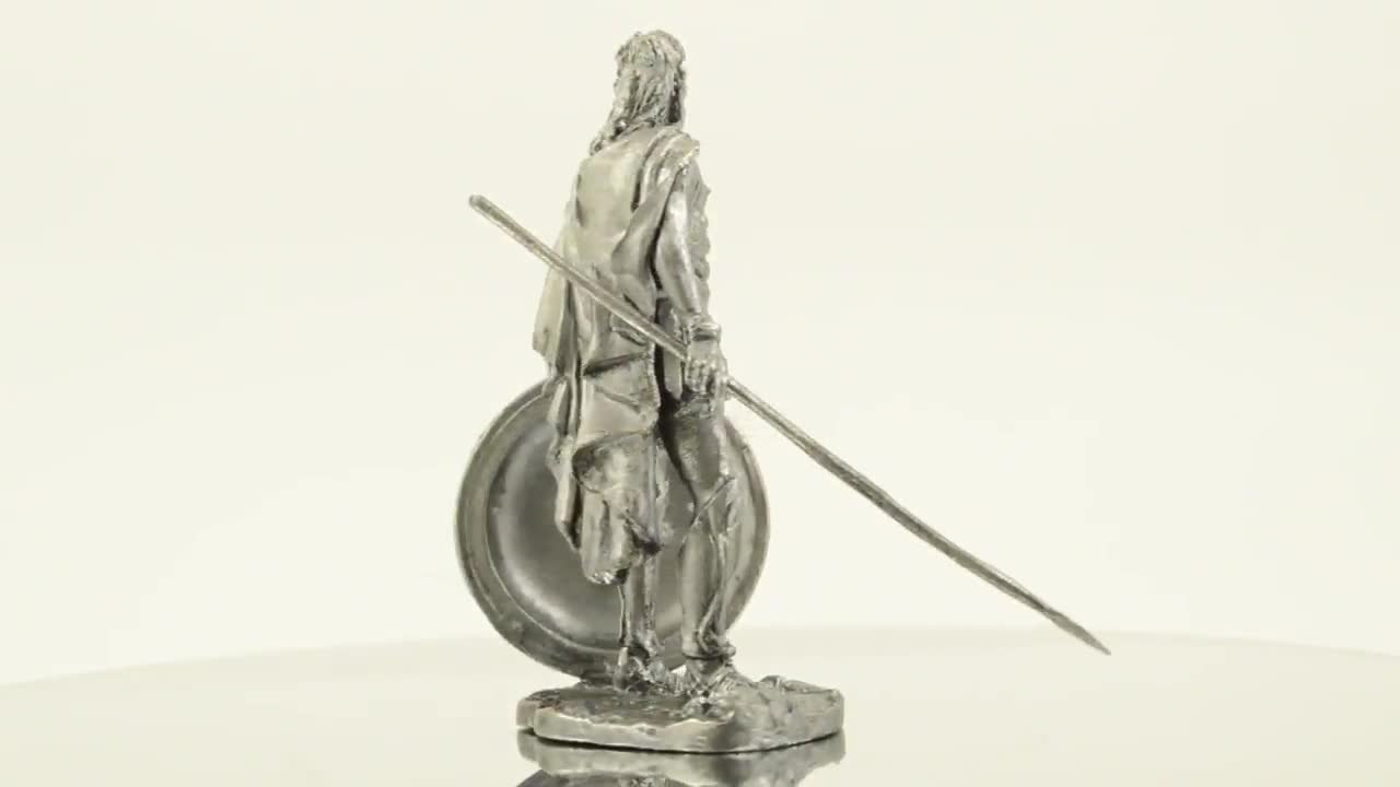Odysseus Greece King of Ithaca Tin toy soldier 54mm miniature metal sculpture