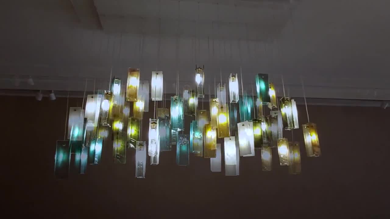 Unique Stain Glass Decor for Indoor Lighting Customize Art Deco Lamp Statement Decor Lighting. Art Glass Lighting