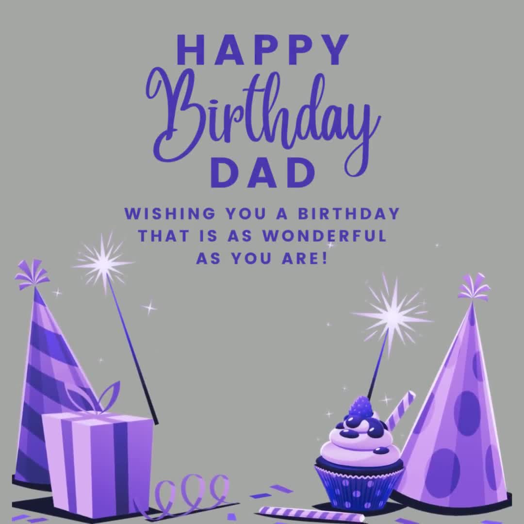 Buy Happy Birthday Dad Happy Birthday Digital Card Happy Online in ...