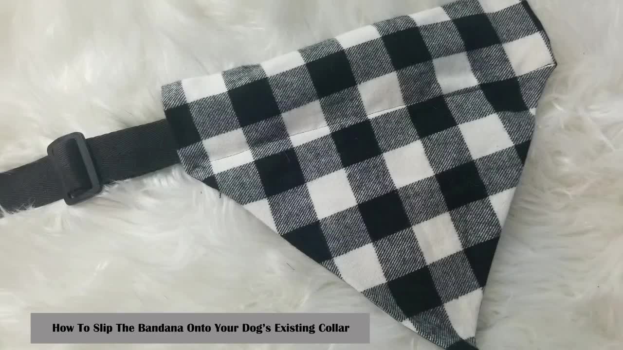 Snow Daze Over the Collar Dog Bandana That Slips onto Their Existing Collar X-Small 