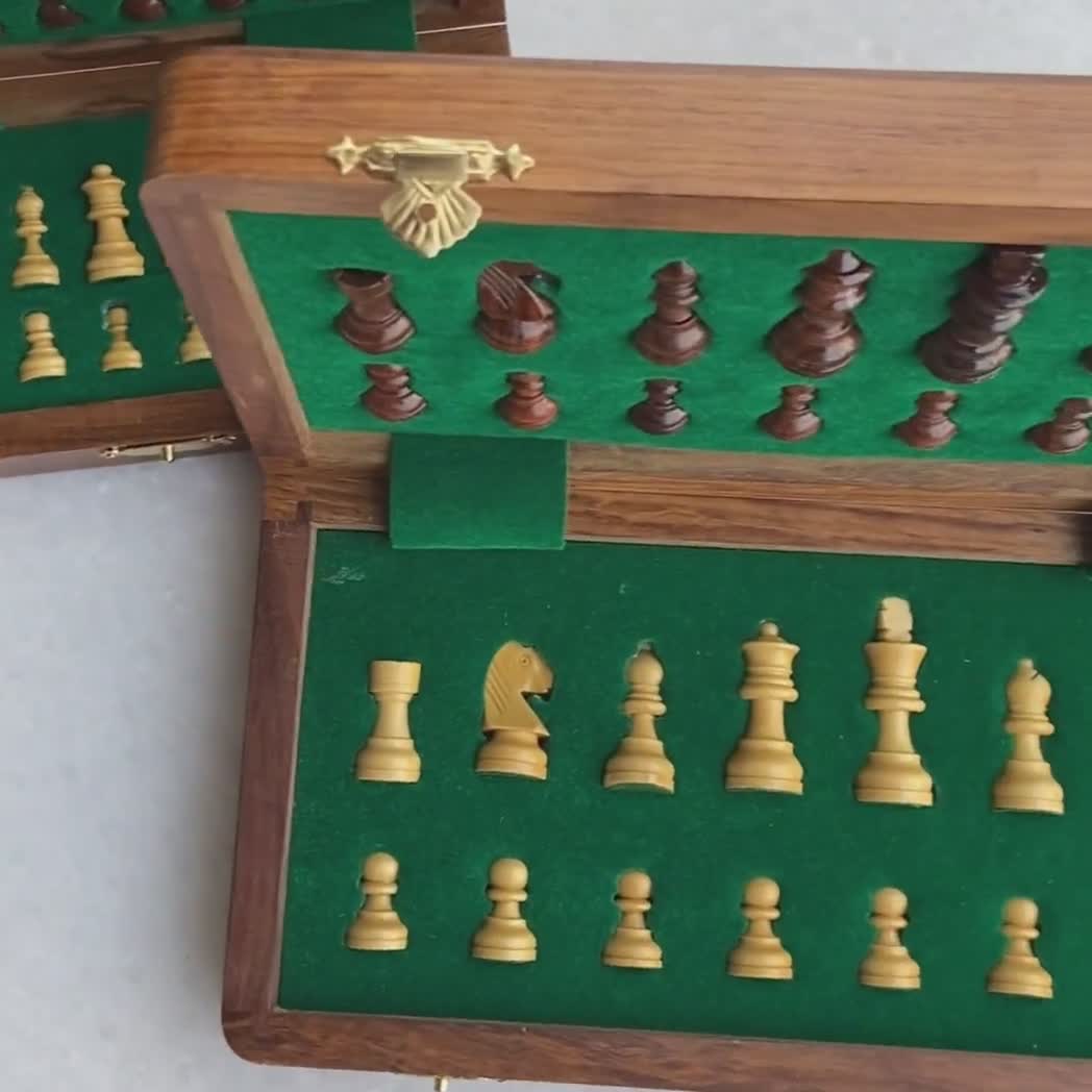 Piezas de repuesto Madera de reemplazo de ajedrez piezas importantes Grande-Ver Detalles 