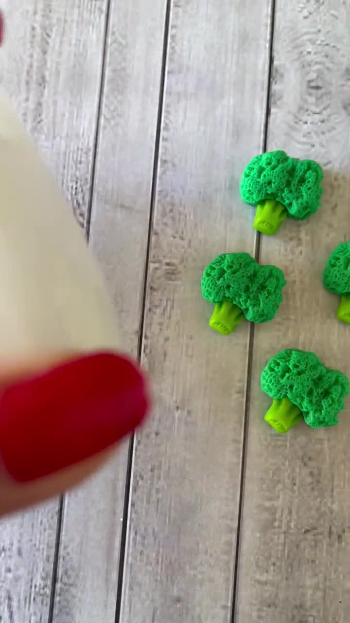 Maison de Poupées Miniature 2 partie brocoli réutilisable moule silicone 