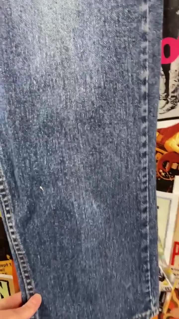 Kleding Gender-neutrale kleding volwassenen Jeans Jaren 90 501 Vintage jaren 1990 501s button fly Levis blauwe jeans USA W32 L30 