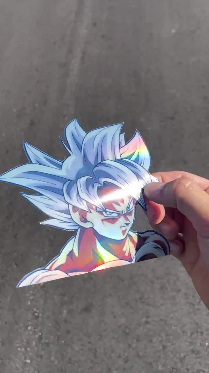 Shiny Warrior Car Peeker Sticker Holographic - Etsy