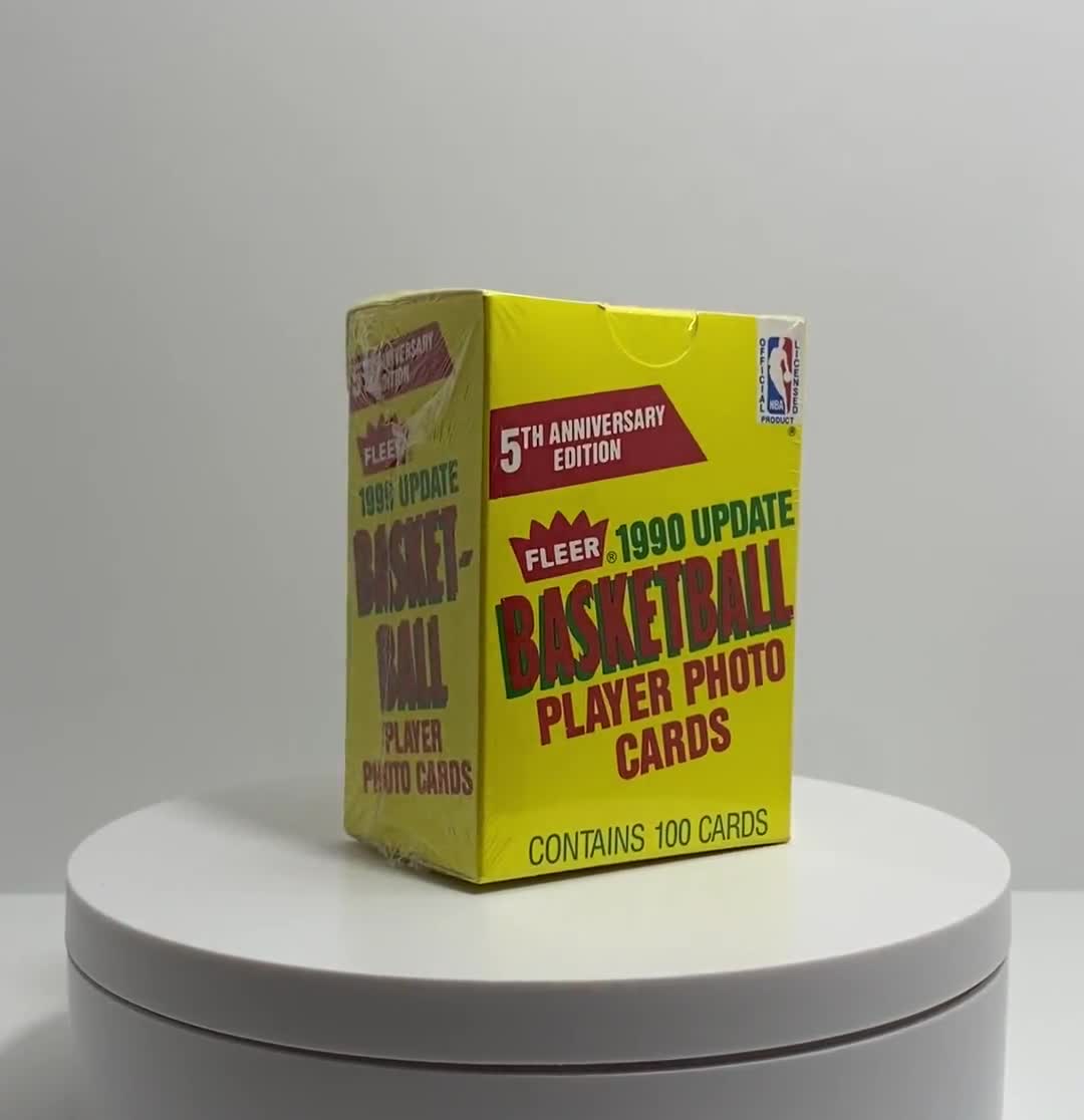 1990 Fleer Update Basketball Cards 5th Anniversary Edition - Etsy