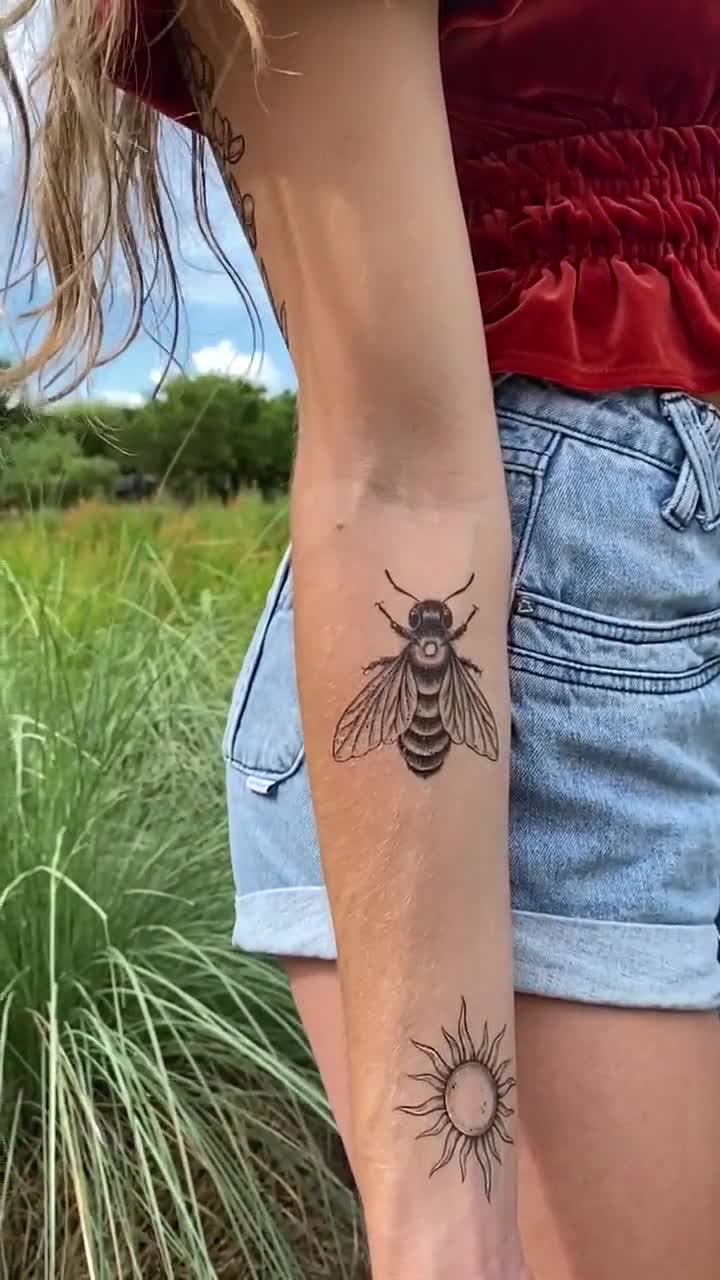honey bee  Best Tattoo Ideas For Men  Women